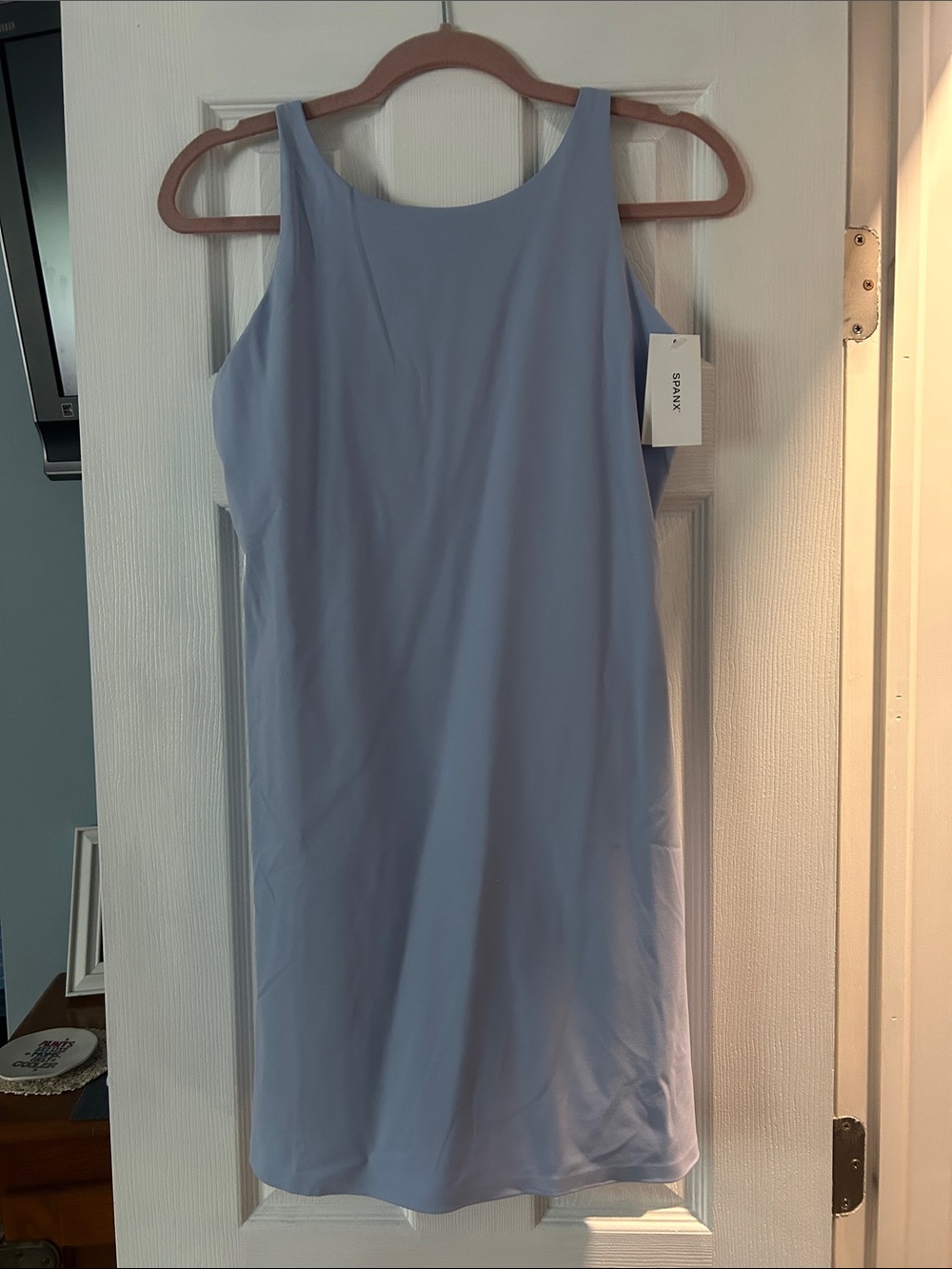 Spanx Sleeveless Light Blue athletic Dress